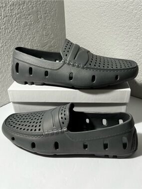 Club Room Atlas Grey Vented beach Comfort Loafers Men’s Size 11M New In Box